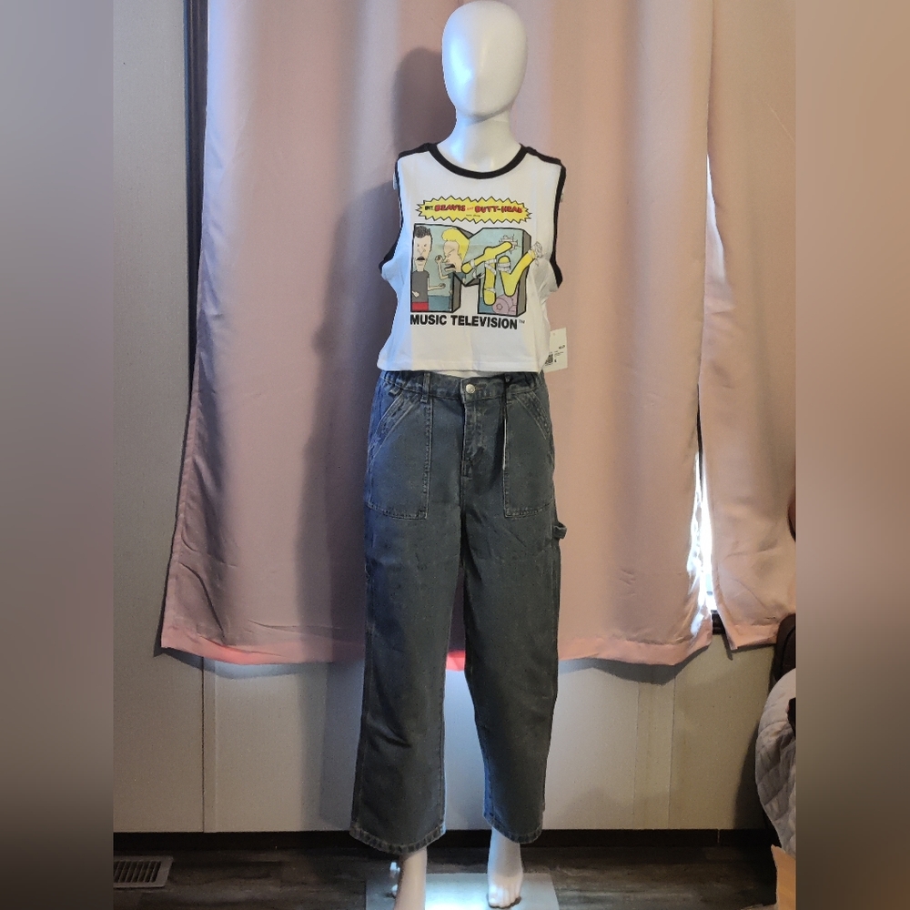 ***NWT --Beavis and Butt-Head Crop Top(MTV)
